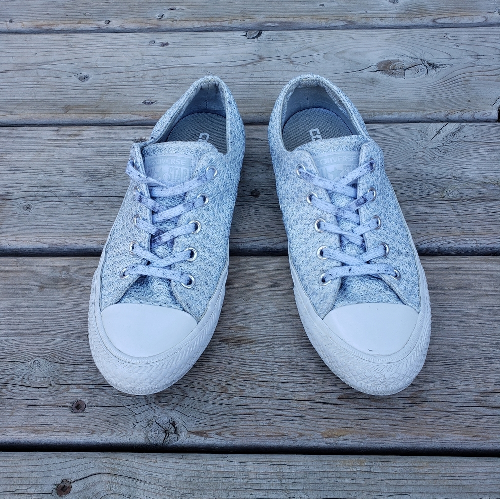 Converse grey knit sneakers